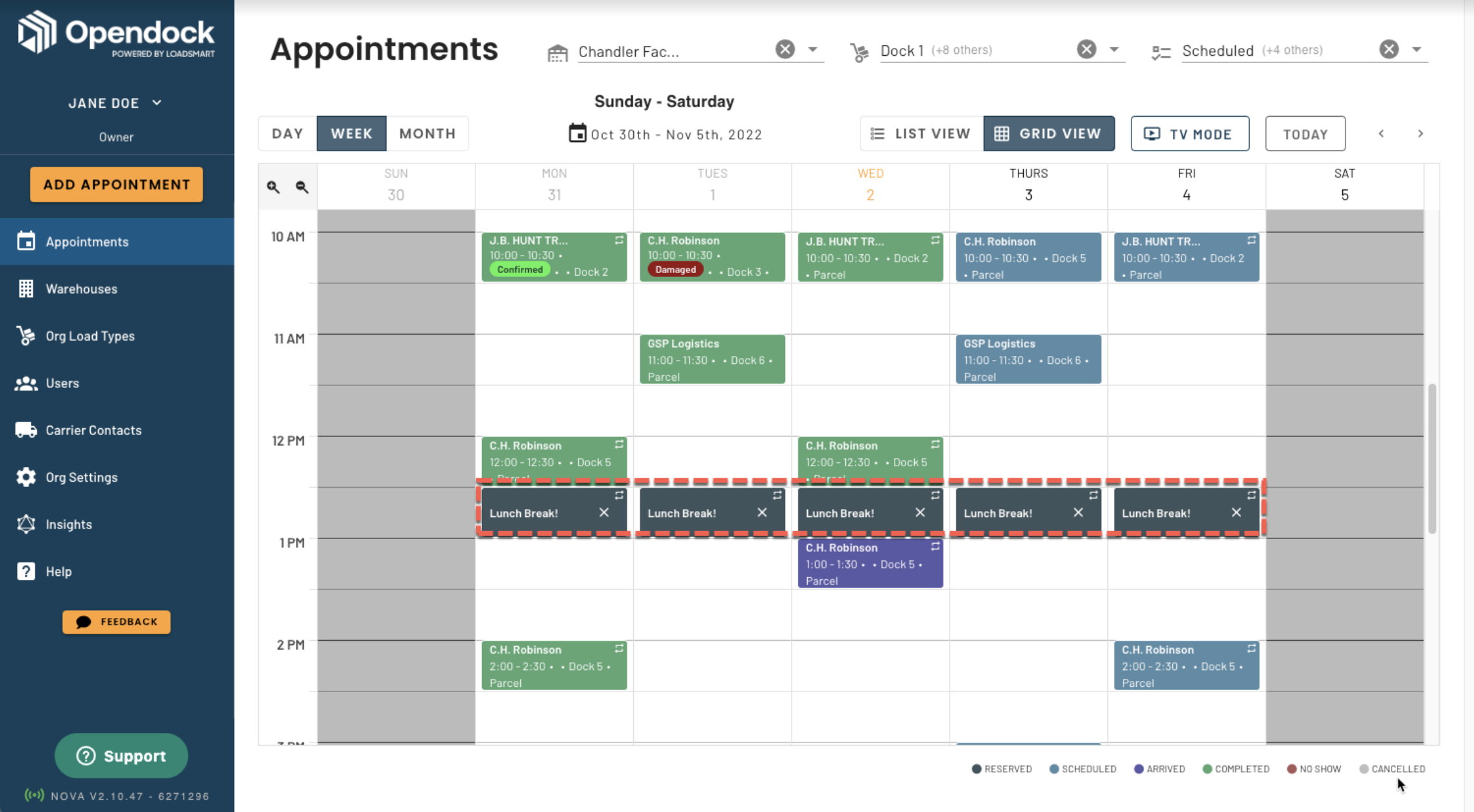 Opendock Nova Release | Version 2.10.47 – Opendock