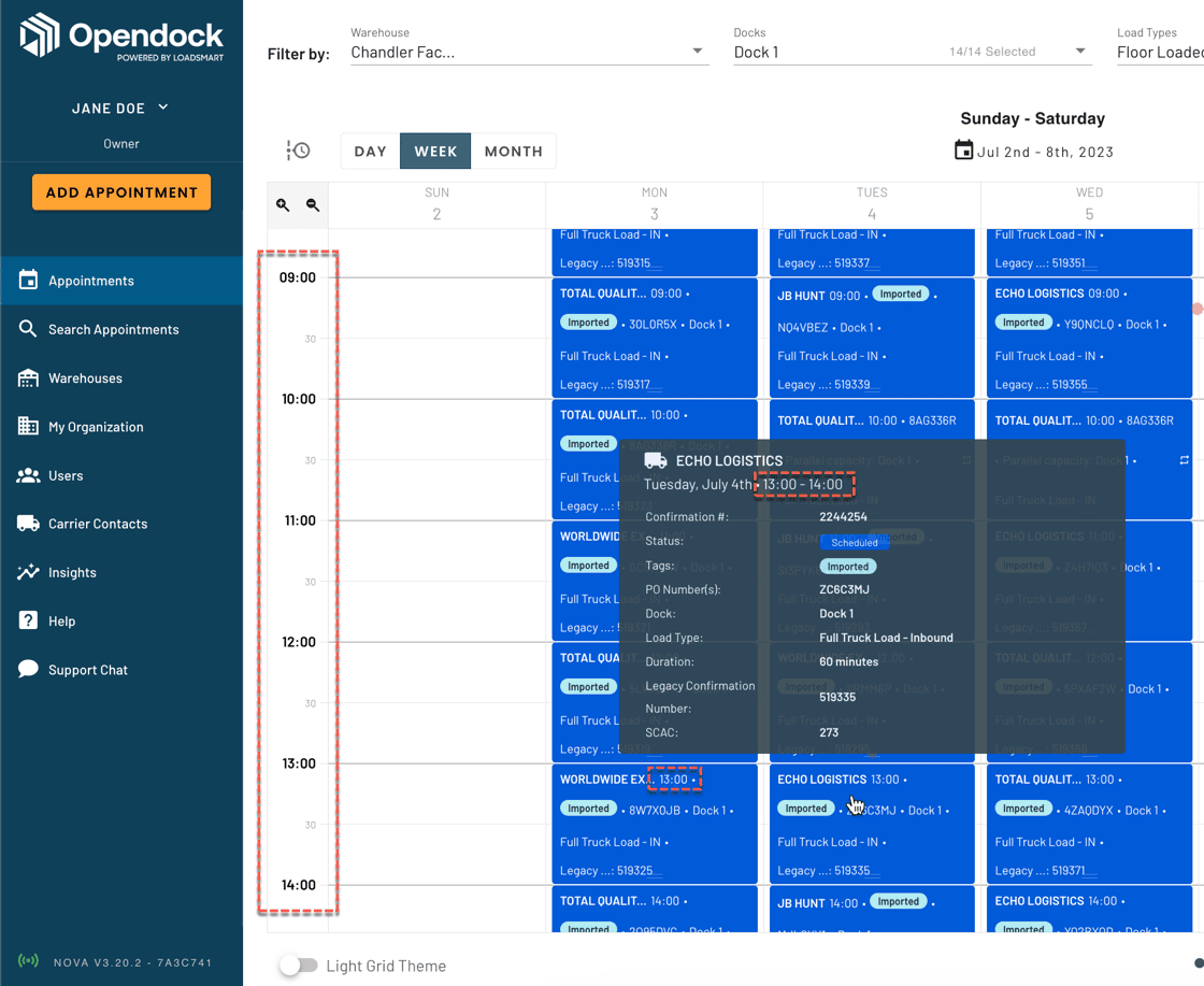 setting-your-organization-s-time-format-opendock